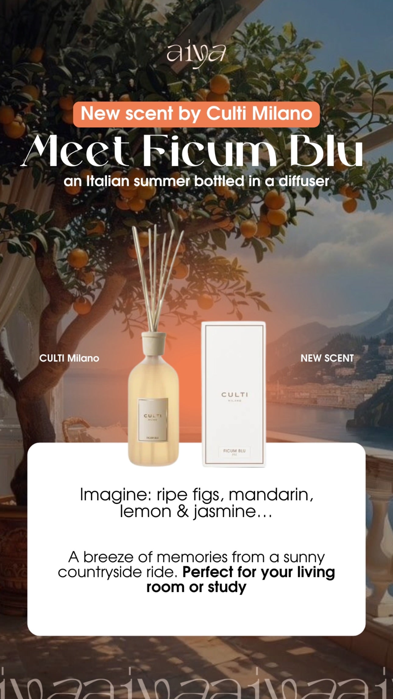 Culti Milano Diffuser Stile FICUM BLU