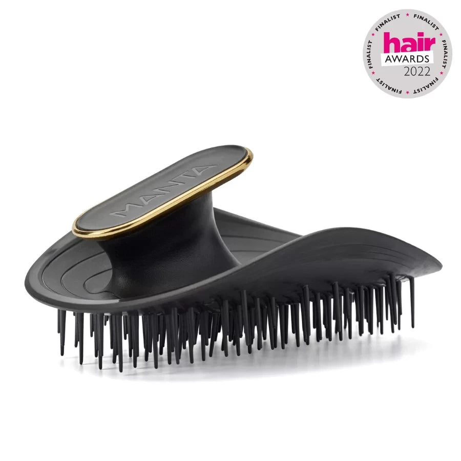 Manta Healthy Hair Brush Black/Gold in Vienna, Austria with shipping to Italy, France, Belgium, Netherlands, EU