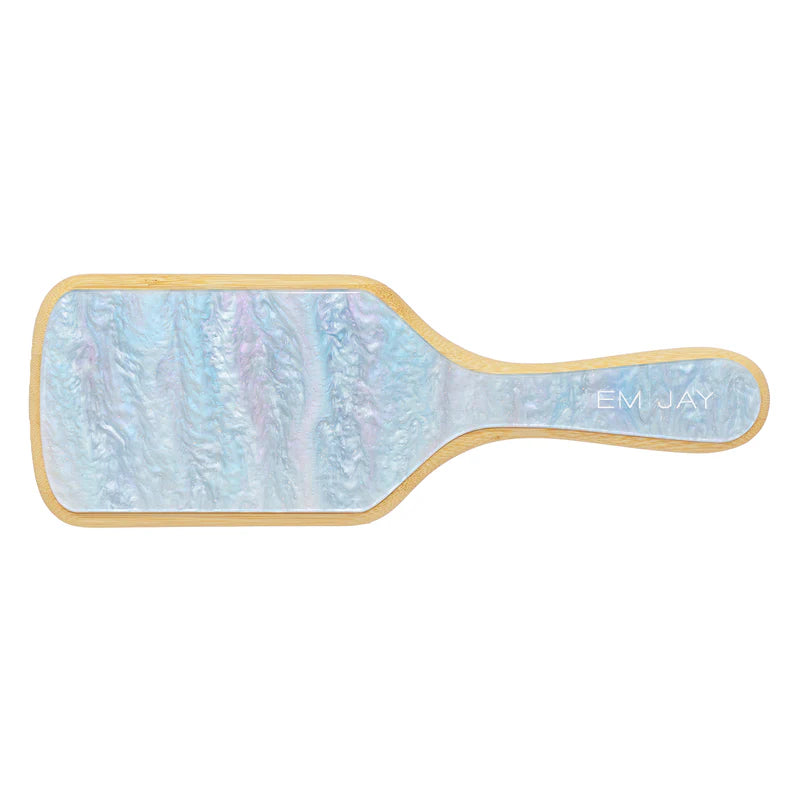 Emi Jay Bamboo Paddle Brush Blue Sugar