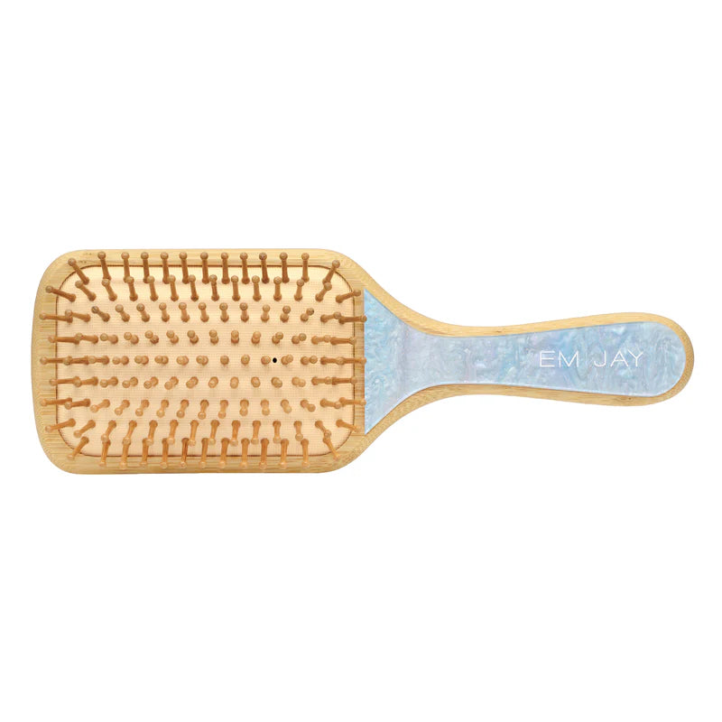 Emi Jay Bamboo Paddle Brush Blue Sugar